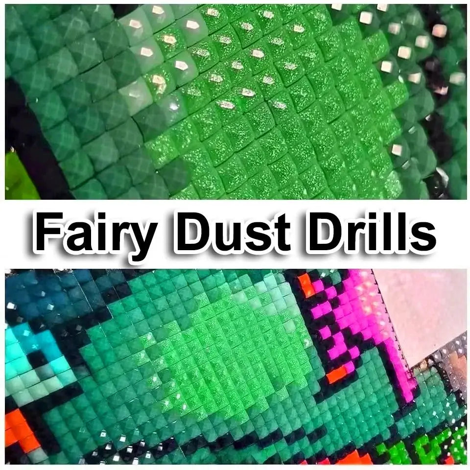 120 Colors AB Fairy Dust Diamond Painting Collection Mountain and Waterfall Scenery Art 5d Diy Embroidery Mosaic Cross Stitch