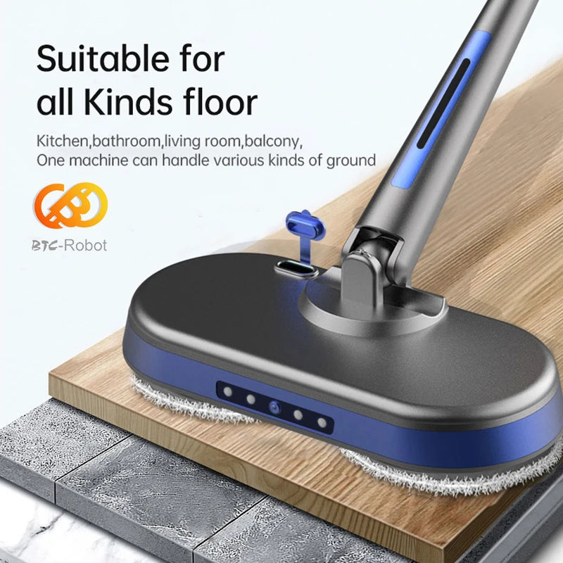 Wireless Electric Mop With Sprayer Floor Washing Mops With Self-spin To Clean Floor Handheld Smart Household Automatic Mop