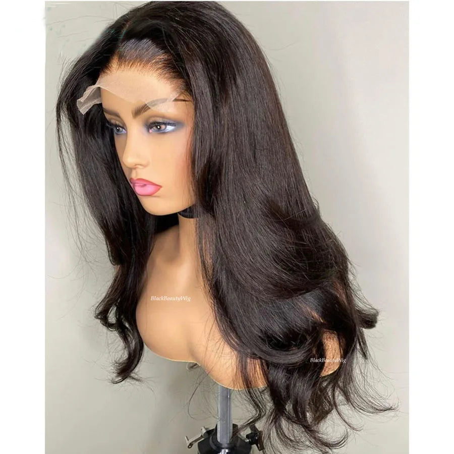 Body Wave Silk Base Full Lace Human Hair Wig Brazilian Remy Hair Wavy Pre Plucked 5x4.5 Silk Top Full Lace Wig With Baby Hair