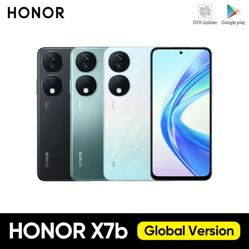 Global Version Original HONOR X7b 4G Smartphone Snapdragon 680 6.8 Inches 90Hz Refresh Rate Display 108MP Camera 6000mAh Battery