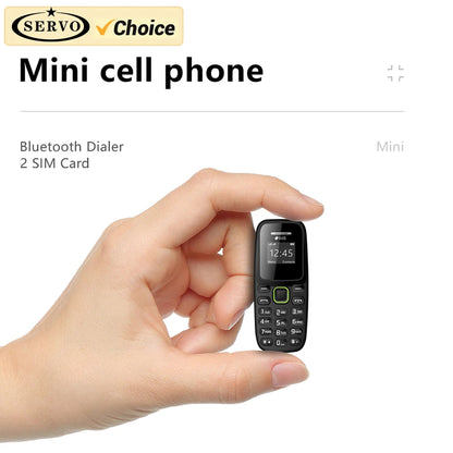 BM310 Small Mobile Phones Unlocked Bluetooth Earphone Telephone Low Radiation Automatic Call Recording Dual SIM Small Cell Phone