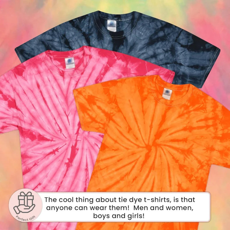 Featured tornado themed tie dye shirt, suitable for men and women wearing loose short sleeved T-shirts