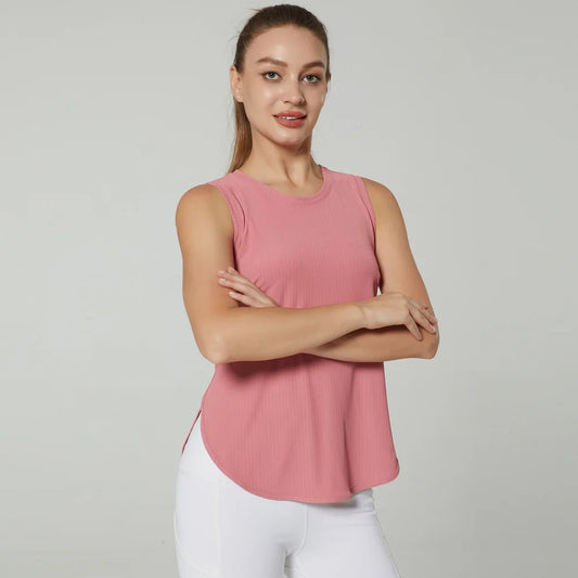 Sports Gym Women Crop Top Yoga Wear Shirts Sleeveless T-shirts Vest Fitness Female Sportswear Running Workout Joggings Clothing