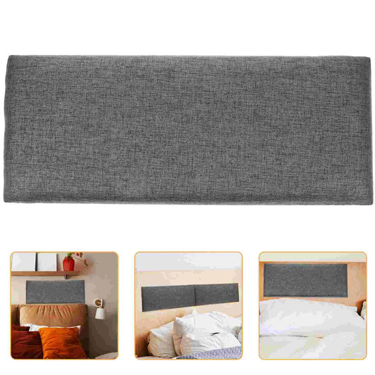 Anti-Collision Wall Panel Sponge Filled Headboard Panel Self-Adhesive Bedroom Headboard