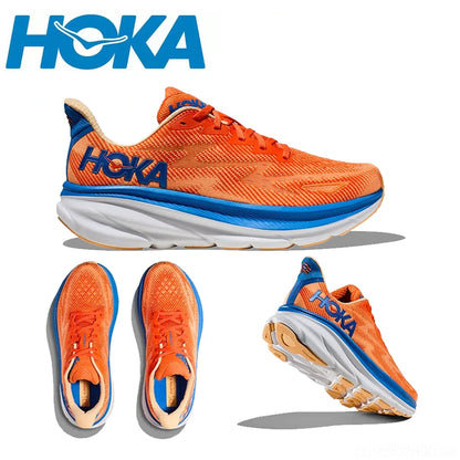 Hoka Clifton 9 Original Running Shoes Mens Women's Lightweight Cushioning Marathon Breathable Highway Trainer Sneakers