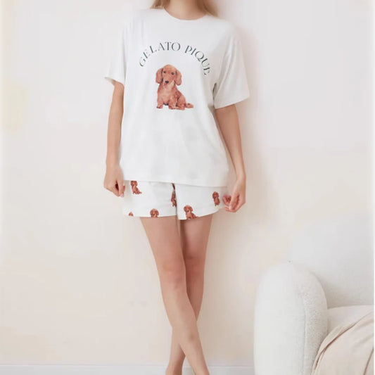 Short Set Ladies Room Wear Summer Pajamas Women Sleepwear Loungwear Homewear  Kawaii Clothes Pajama (with tags)