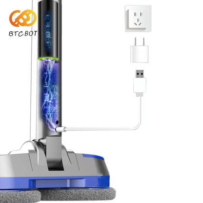 BTCBOT Electric Mop Handheld Wireless Floor Washing And Dry For Wash Portable Water Smart Cleaner Home