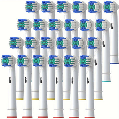 24-Pack AISU OralBi Electric Toothbrush Heads, Soft Bristles, Professional Care Replacement Brush Heads for Oral Health, Compatible with Pro-HEALTH/Pro 500/1000/1500/3000/3757/5000/7000/7500/8000 Series