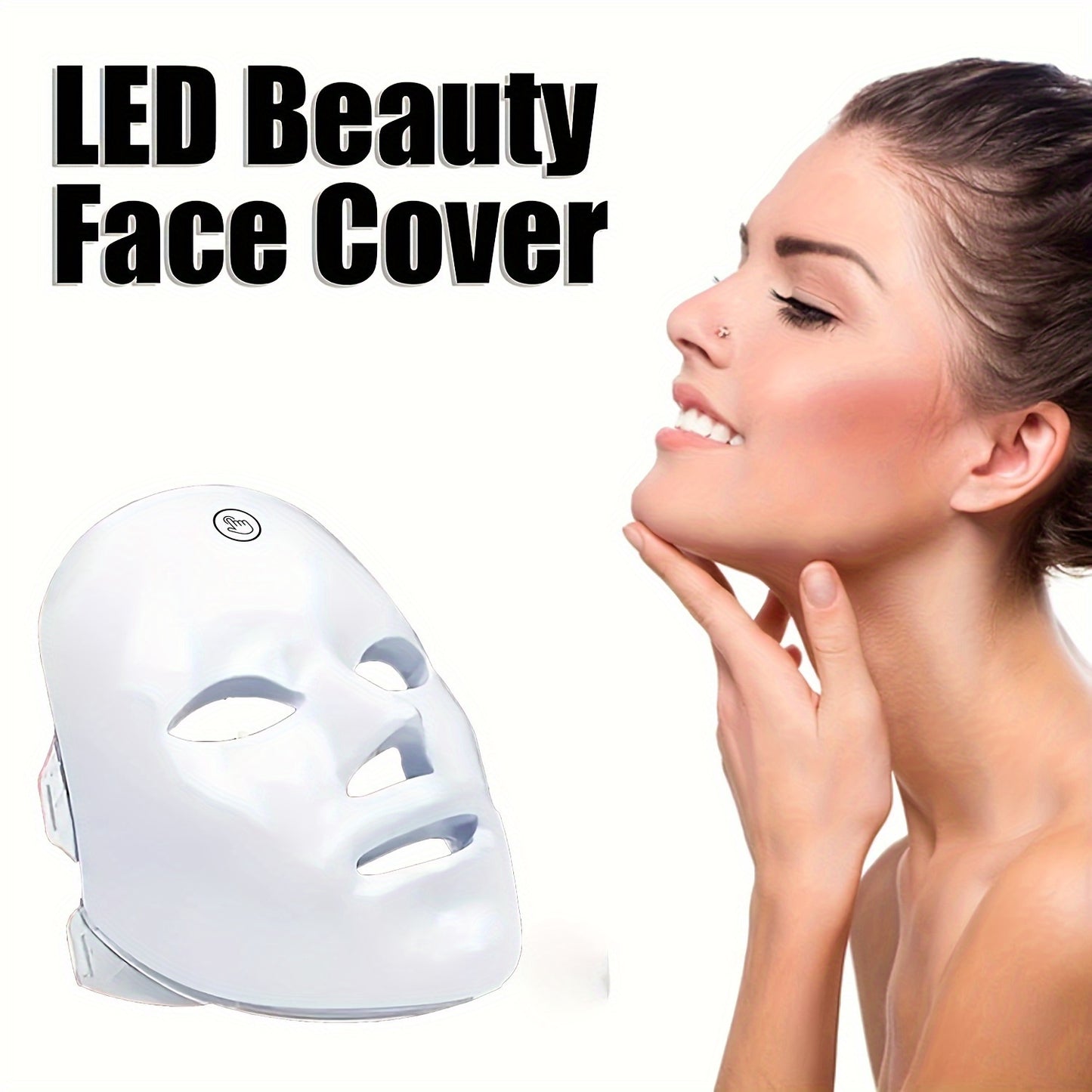 7-Colors Rechargeable LED Face Mask For Skin Care And Facial Skincare - Holiday Gifts For Women