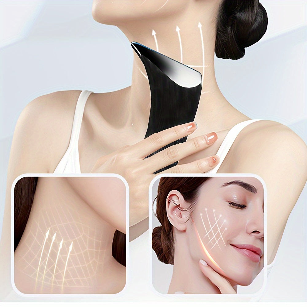 Neck Wrinkle Whitening Beauty Device, Anti-Wrinkle Hot Compress, Skin Firming, Smooth & Delicate, USB Rechargeable, 36V Max Voltage, 500mAh Battery Capacity, Home Beauty Care