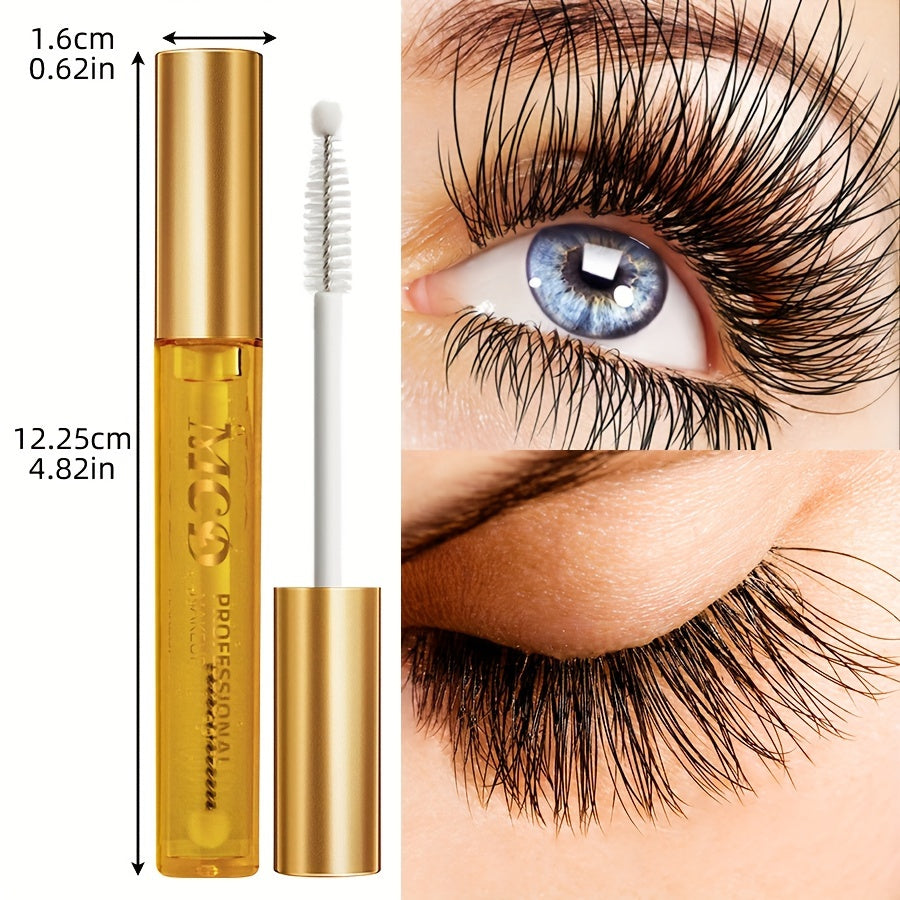 Buy 1 Get 1 Free: Nourishing Eyelash & Brow Serum - Natural Ingredients for Fuller, Healthier Lashes & Brows + Volumizing & Curling Gel Mascara Cream