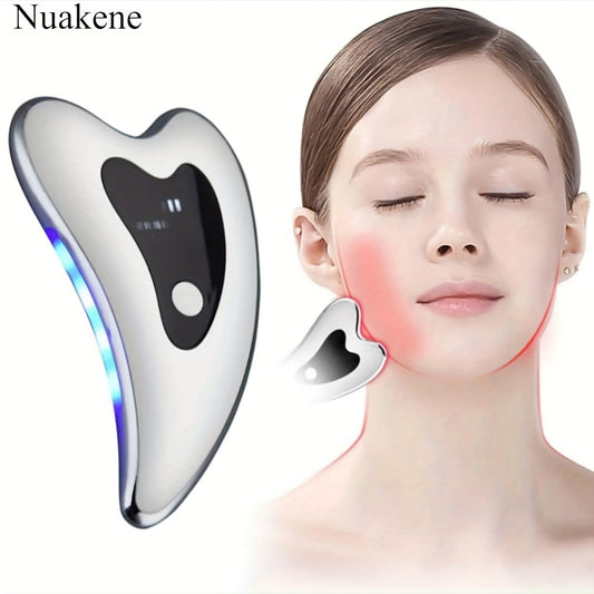 Home Beauty Instrument, USB Rechargeable Electric Gua Sha Device, Face And Neck Massager, Gifts For Women, Mother's Day Gift