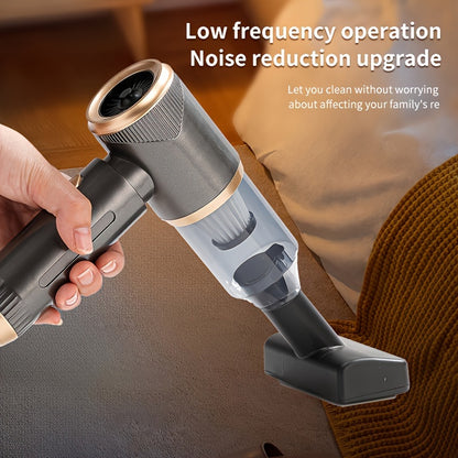 Powerful Cordless Handheld Vacuum Cleaner - Rechargeable, Lightweight, and Portable with LED Light for Efficient Cleaning of Cars, Homes, Offices, and More - Includes Accessories Kit and USB Charging Cable