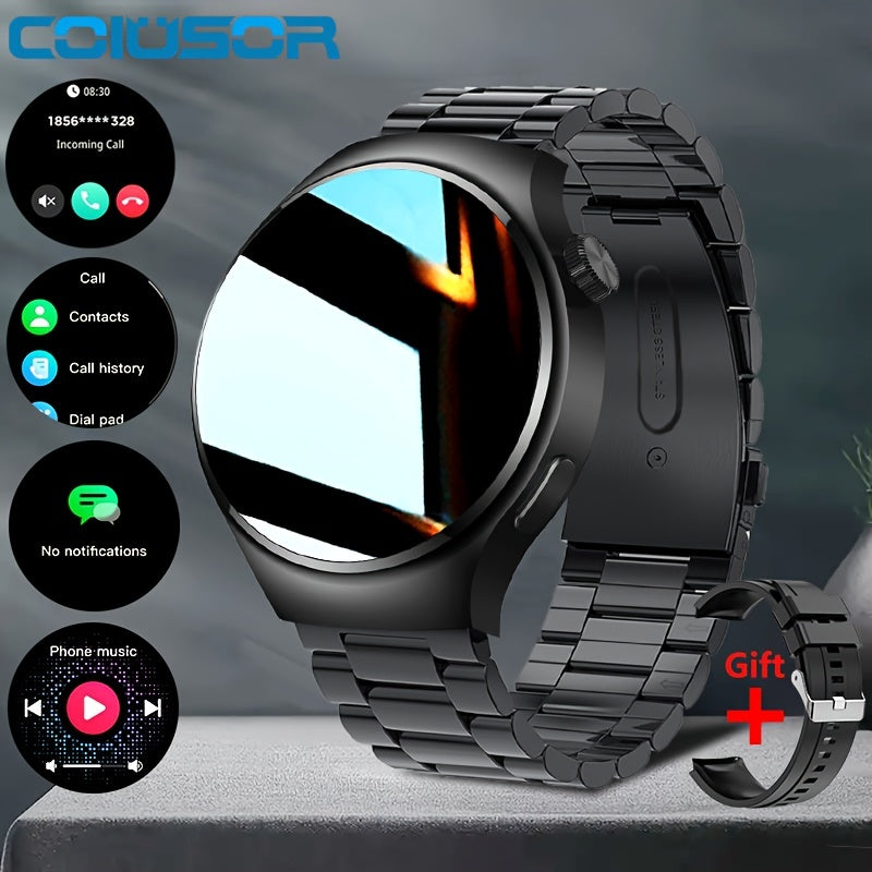 2024 Men Smart Watch Big Screen Custom Dial Answer Call Fitness Tracker  Sport Smartwatch for Men